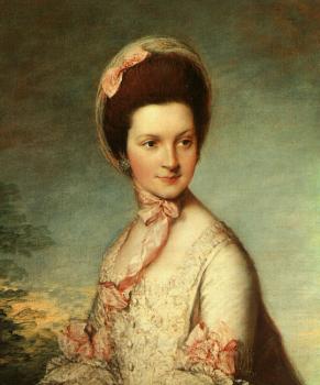 托馬斯 庚斯博羅 Portrait of Henrietta Vernon (Lady Grosvenor, wife of Richard, first Earl Grosvenor)